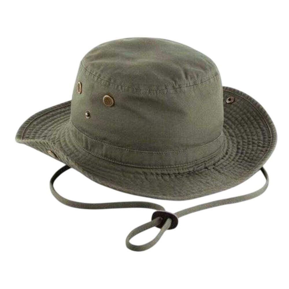 Beechfield Unisex Adult Outback Canvas Sun Hat / Olive Green